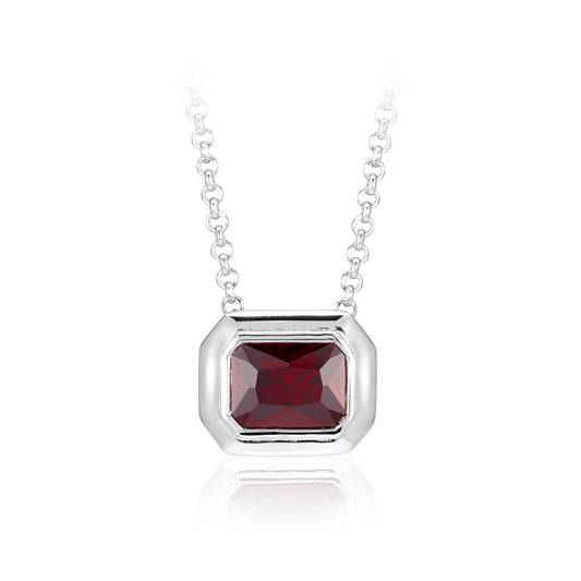 Promotion Christmas design: Modern "Red cube Necklace"