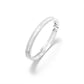 Minimalist collection：Emerald-cut  Channel setting luxury ladder Bangle full of diamonds and love