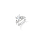 Promotion Wedding collection: W ring. Solitaire 3 carat