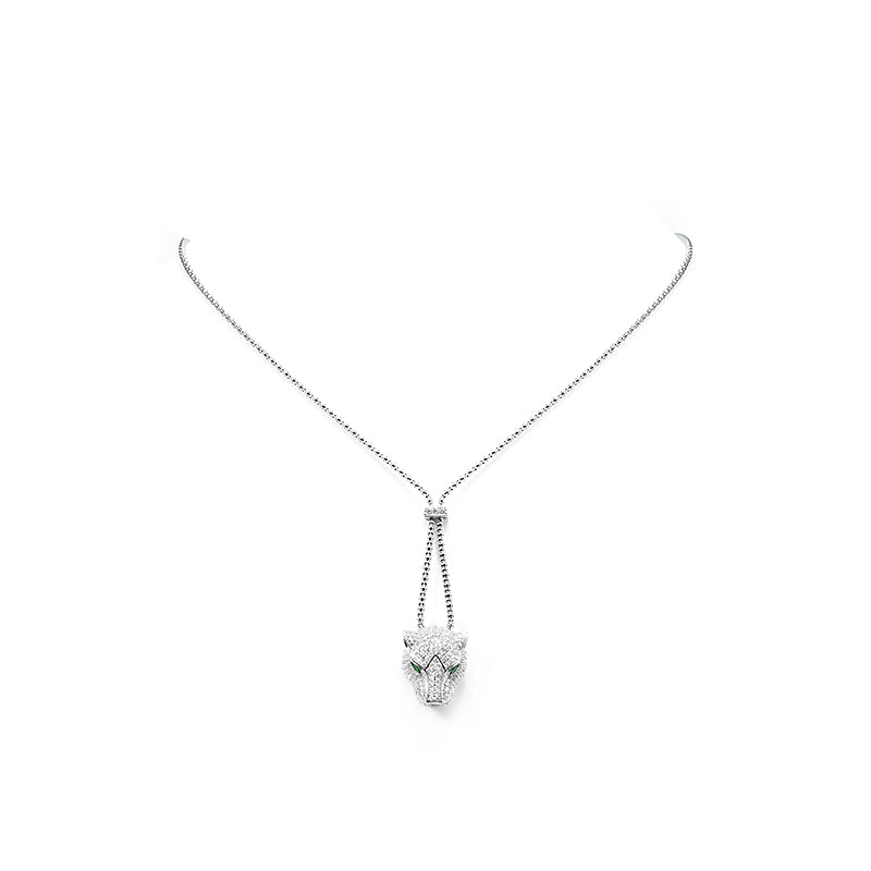 Promotion design: The nature collection: the "Leopard" Luxury Queen Necklace,  sterling silver