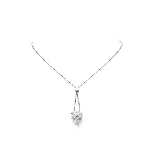 Promotion design: The nature collection: the "Leopard" Luxury Queen Necklace,  sterling silver