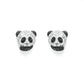 Promotion design The nature collection: Panda ear studs, sterling silver