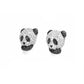 Promotion design The nature collection: Panda ear studs, sterling silver