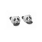 Promotion design The nature collection: Panda ear studs, sterling silver