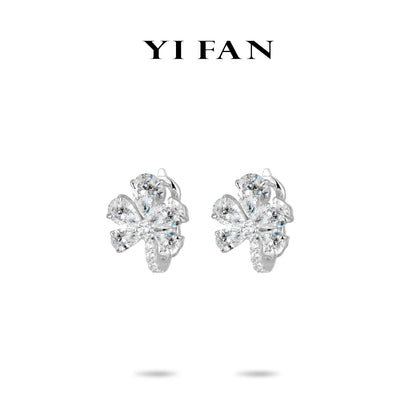 Ethereal Sparkle Collection: Modern "Icy Droplets " exquisite Earrings