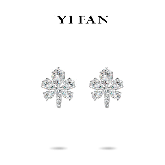 Ethereal Sparkle Collection: Modern "Icy Droplets " exquisite Earrings