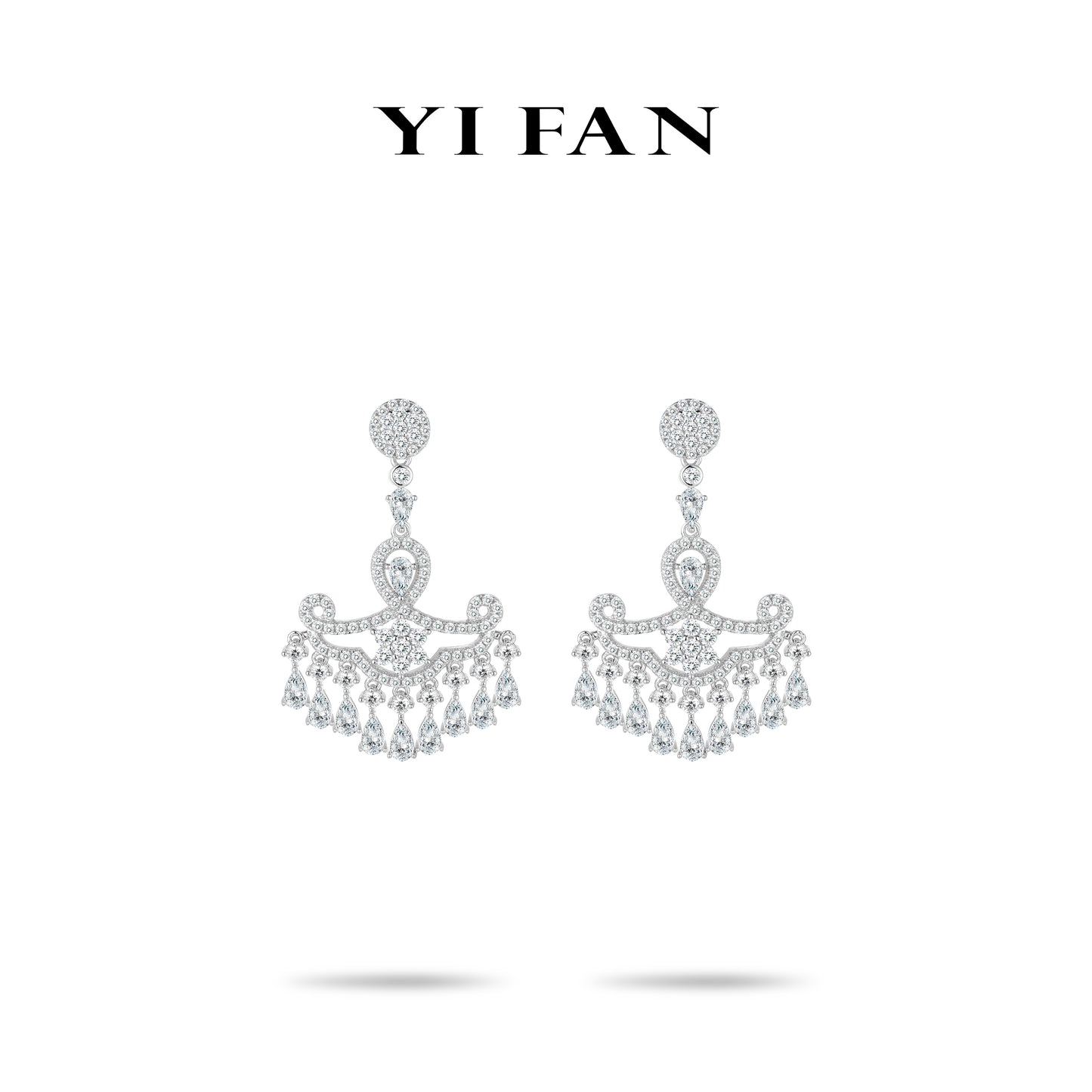 Elegant Heritage Collection: Vintage Style "Palace Chandelier" exquisite Earrings