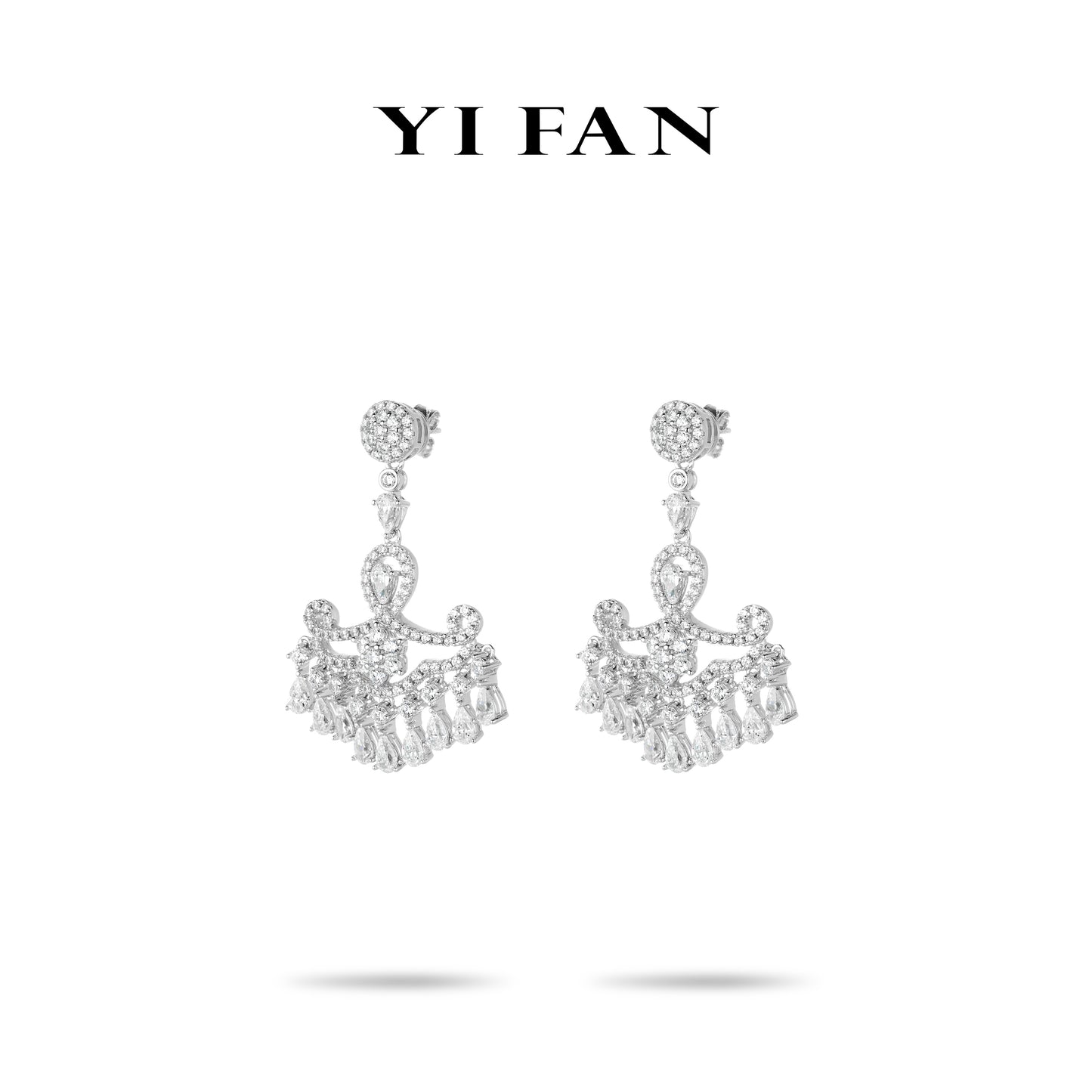 Elegant Heritage Collection: Vintage Style "Palace Chandelier" exquisite Earrings