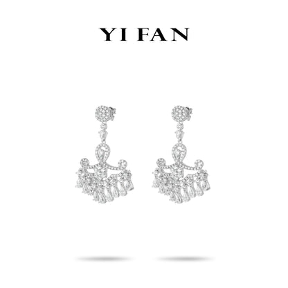 Elegant Heritage Collection: Vintage Style "Palace Chandelier" exquisite Earrings