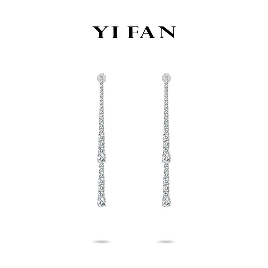 Ethereal Sparkle Collection: Modern Multi-purpose "Dual-Allure Sparkle Twilight Beam” exquisite Convertible dangle Earrings