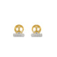 Pre-order design: Golden Pearl OT-shaped Earrings.