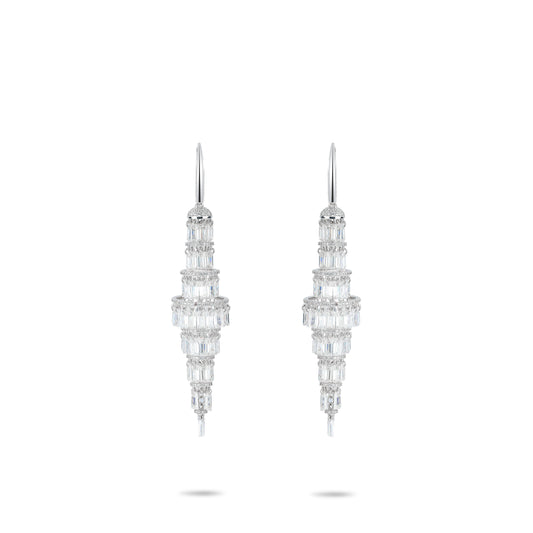 High Jewelry collection：Luxury "Palatial Tassel" earrings for Banquet
