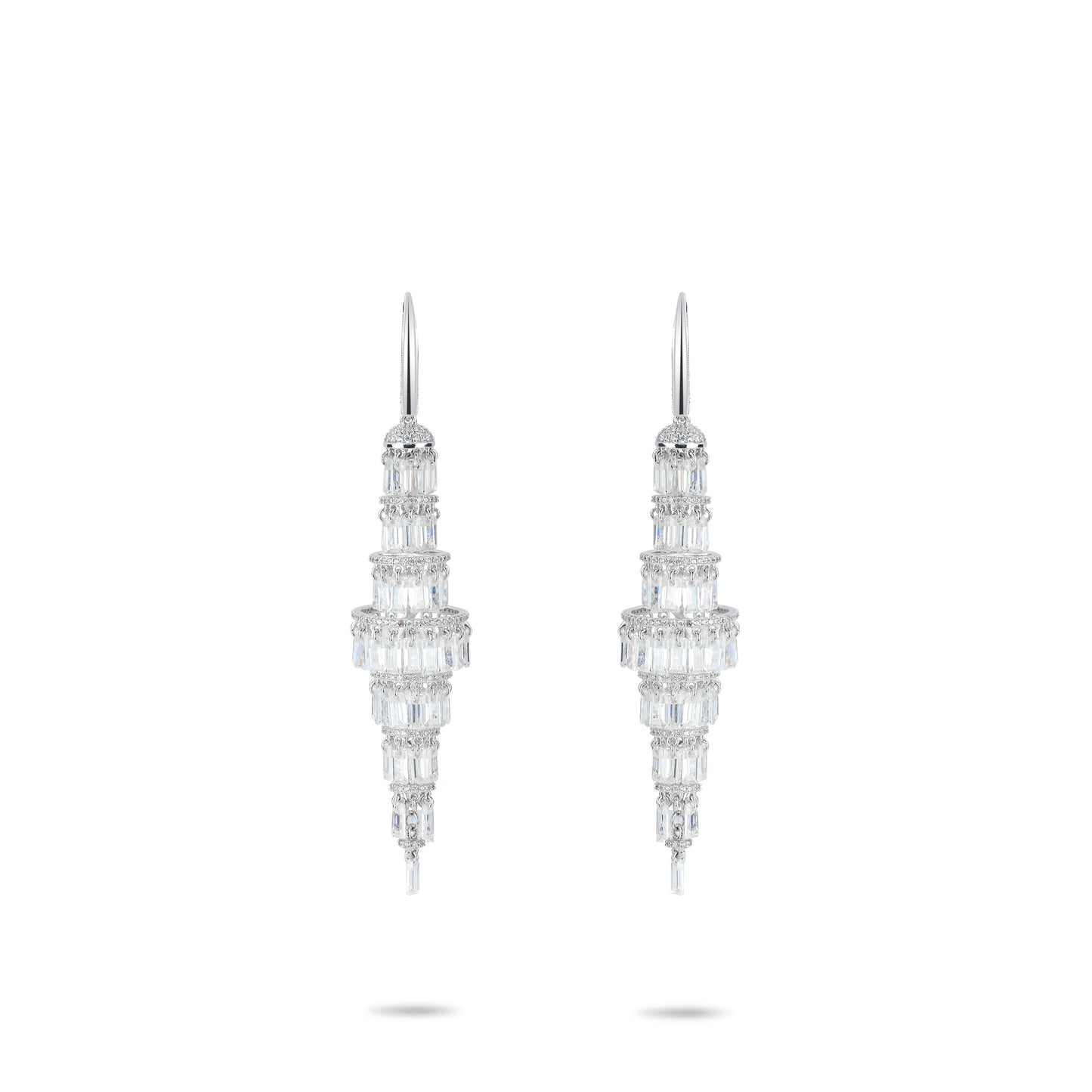 High Jewelry collection：Luxury "Palatial Tassel" earrings for Banquet