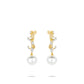 Pre-order High Jewelry collection: The White Pearls and Gold Vine Earrings