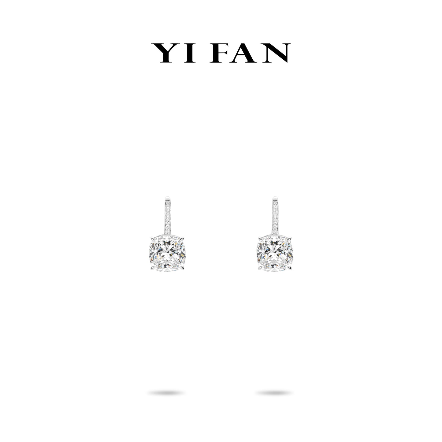 Wedding collection: Icy-cut "Modern Rock" Classic dangle Earrings