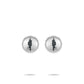 Welfare exclusive Summer Vibes collection: "Silver Moonlight" Unique Disc Earrings