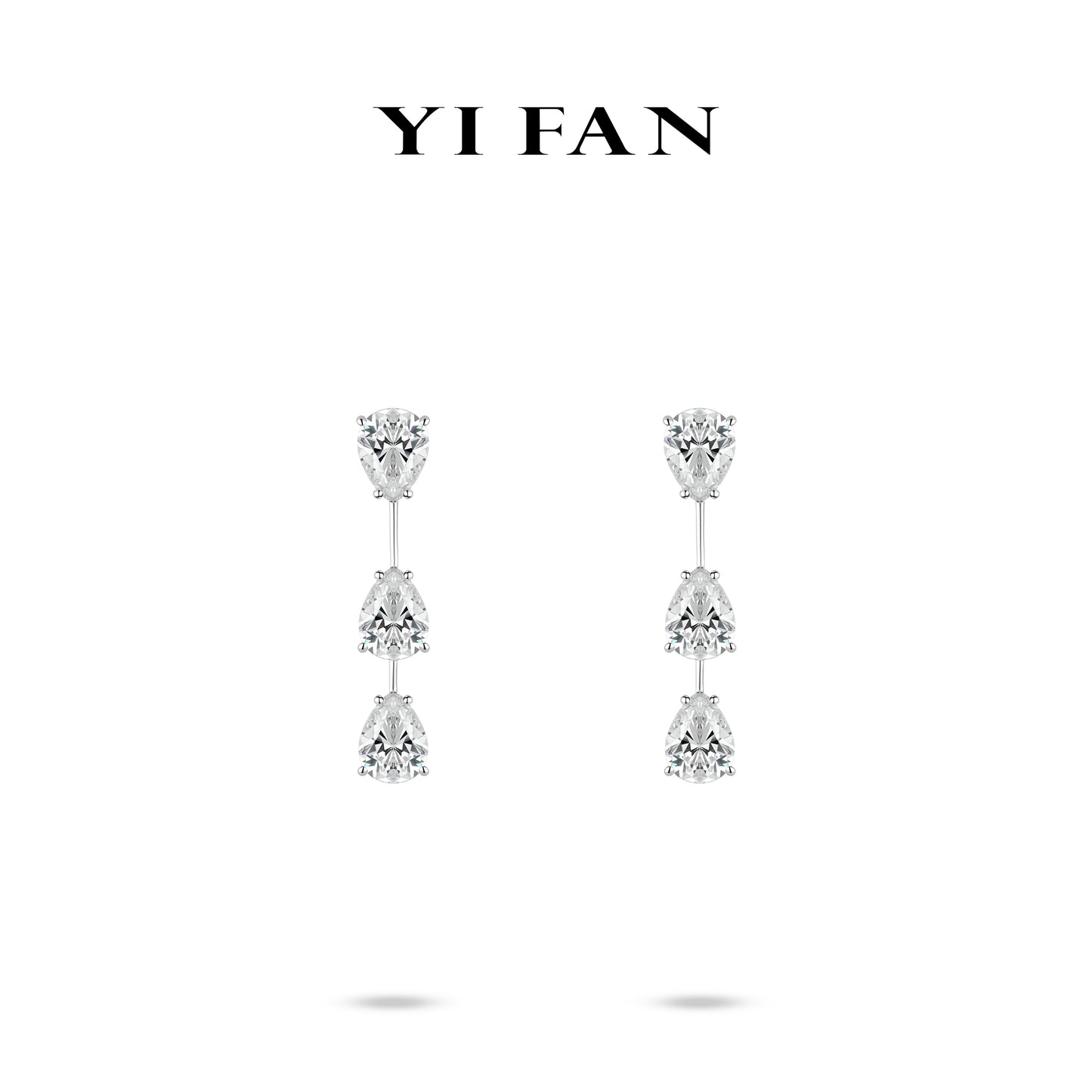 Pre-order Ethereal Sparkle Collection: Modern Multi-purpose "Aria Drops” exquisite dangle Earrings/Studs