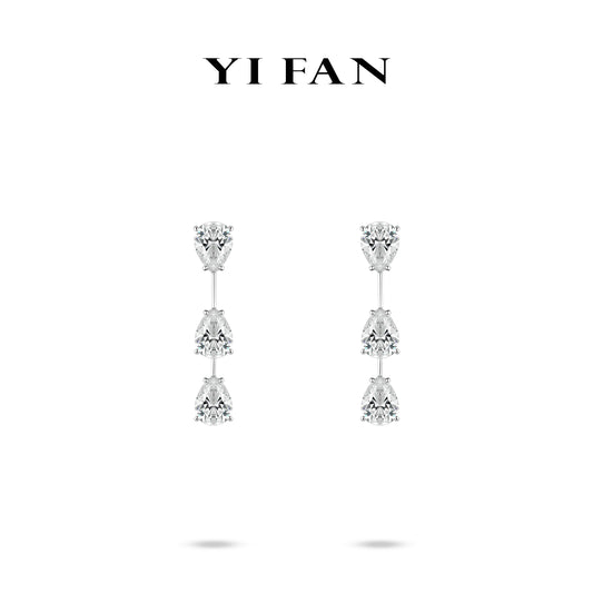 Pre-order Ethereal Sparkle Collection: Modern Multi-purpose "Aria Drops” exquisite dangle Earrings/Studs