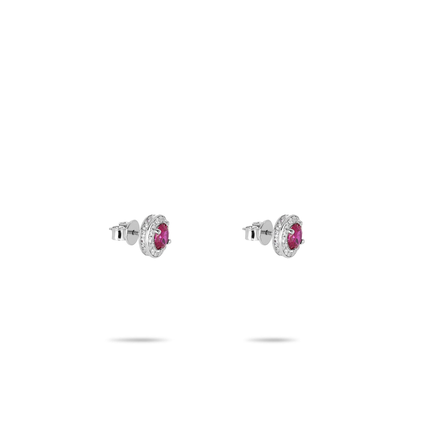 Christmas collection: Modern Rose Red detailed ear studs