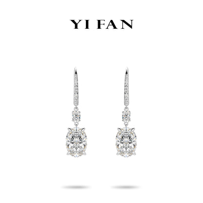 Summer Vibes collection: Modern G Color "Pigeon Egg Rock" dangle Earrings