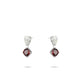 New year edition: White & Red elegant modern earrings