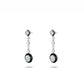 Promotion design for Christmas: Black&White Artdeco dangle earrings