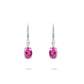 Jedi spinel color collection: Modern "Pigeon Egg Rock" dangle Earrings