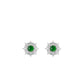 Pre-order Welfare Exclusive: Modern Green chalcedony “Eight pointed star” Ear studs