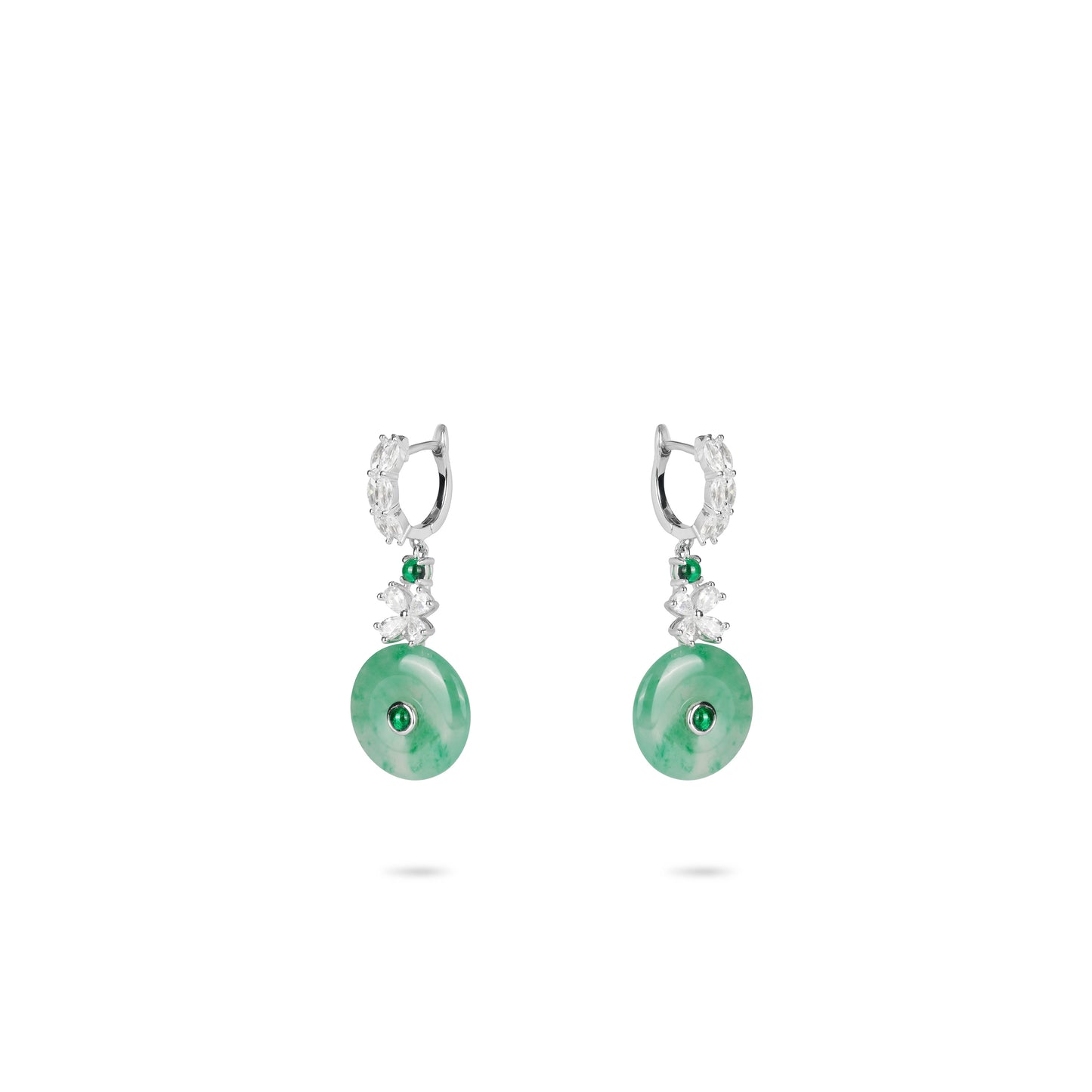 Limited edition: Luxury Dulong Jade Amulet Earrings