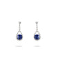 High jewelry collection: Modern Exquisite Blue cube earrings