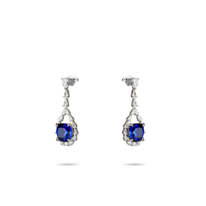 High jewelry collection: Modern Exquisite Blue cube earrings