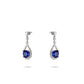 High jewelry collection: Modern Exquisite Blue cube earrings