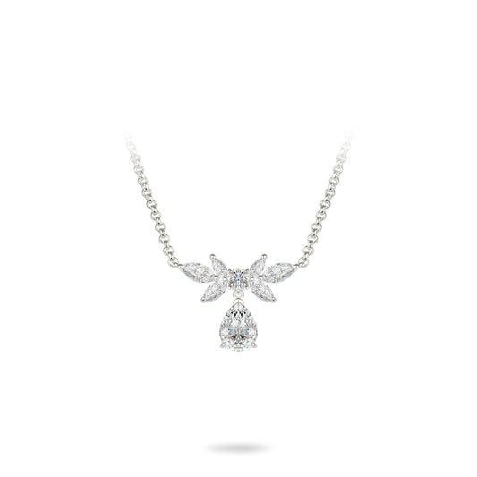 Promotion Necklace：Bow knot droplets