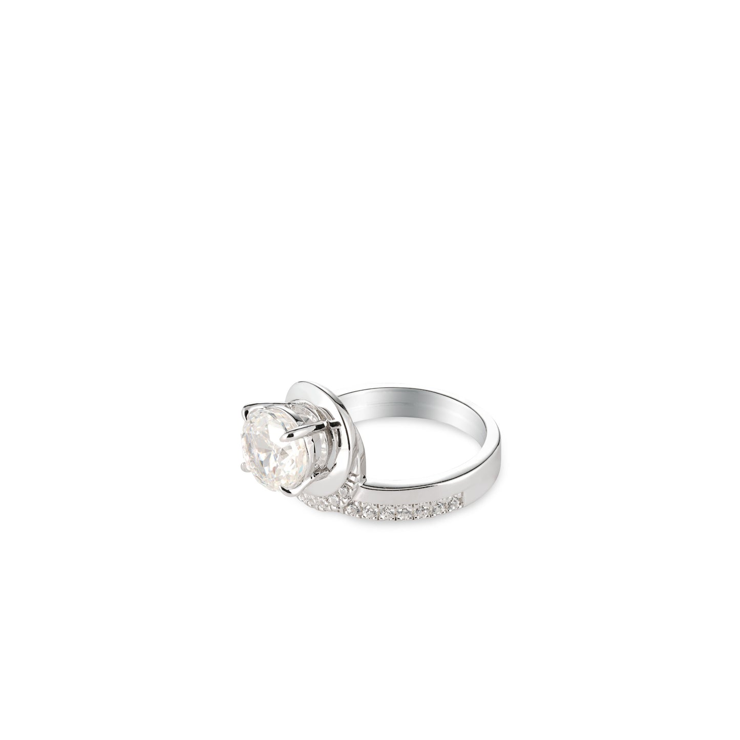 Promotion Wedding collection：Four-Prong Crown Ring