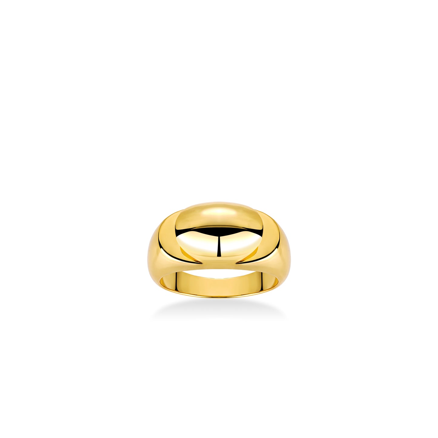 Minimalist collection: Modern "Golden Ingot" CNC Ring (Unisex)