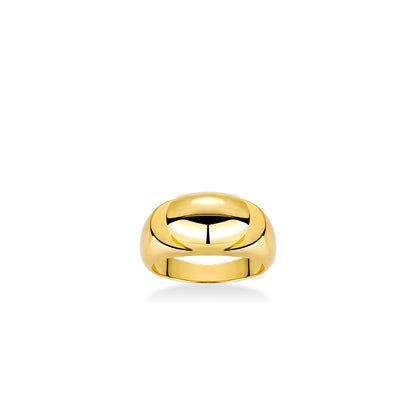 Minimalist collection: Modern "Golden Ingot" CNC Ring (Unisex)