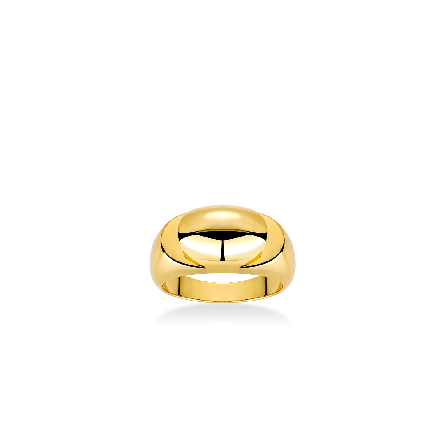 Minimalist collection: Modern "Golden Ingot" CNC Ring (Unisex)