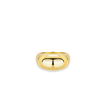 Minimalist collection: Modern "Golden Ingot" CNC Ring (Unisex)