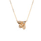 Animal collection: Modern "Rose Honeybee" delicate Necklace