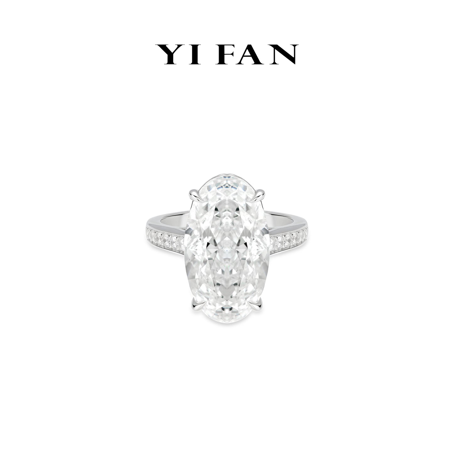 High Jewelry collection: “Stellar Elongated Oval Radiance”  High-End Couture Ring