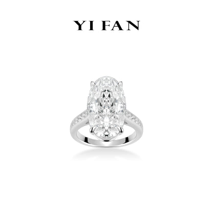 High Jewelry collection: “Stellar Elongated Oval Radiance”  High-End Couture Ring
