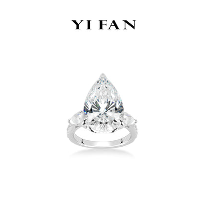 High Jewelry collection: Luxury “Magnificent Pear-cut” detailed Ring