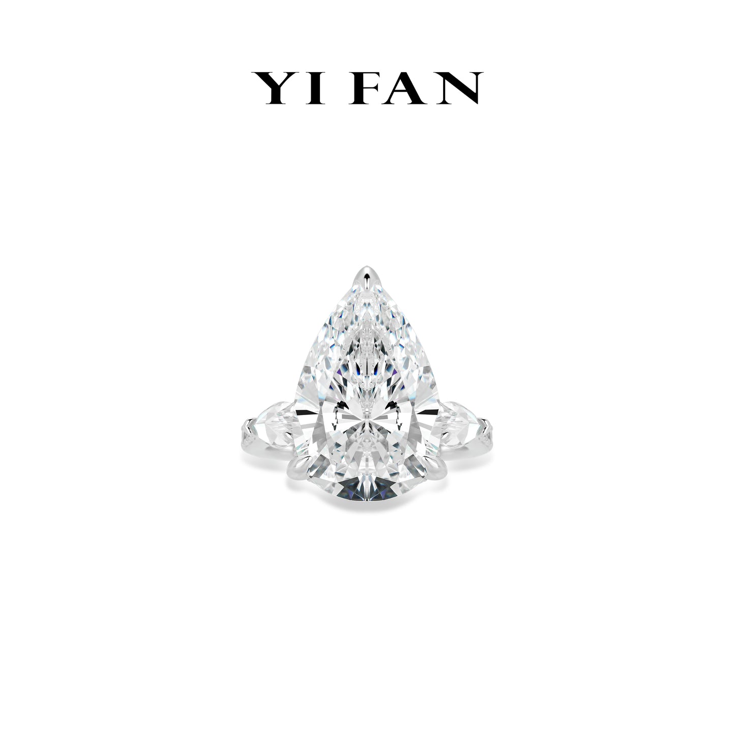 High Jewelry collection: Luxury “Magnificent Pear-cut” detailed Ring