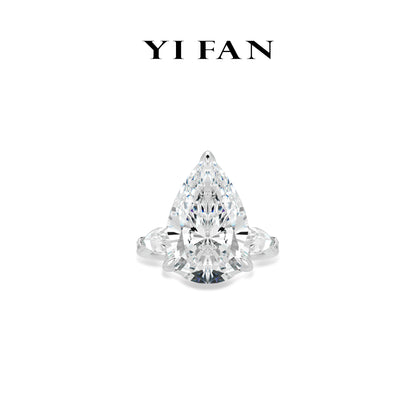 High Jewelry collection: Luxury “Magnificent Pear-cut” detailed Ring