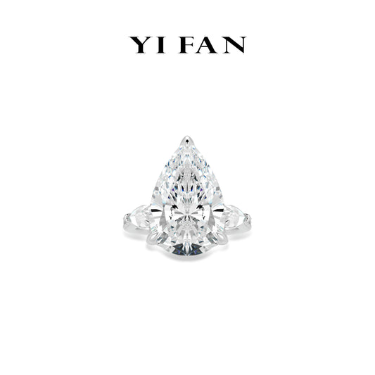 High Jewelry collection: Luxury “Magnificent Pear-cut” detailed Ring