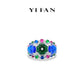 Pre-order High Jewelry collection: The Multicolored Carved “Fruit Candy Basket” Ring