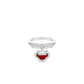 Red Agate Collection: Modern "Good Luck Ruyi" Ring