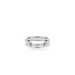 Wedding collection: Modern "Silver Starlight" eternity band Ring (Unisex)