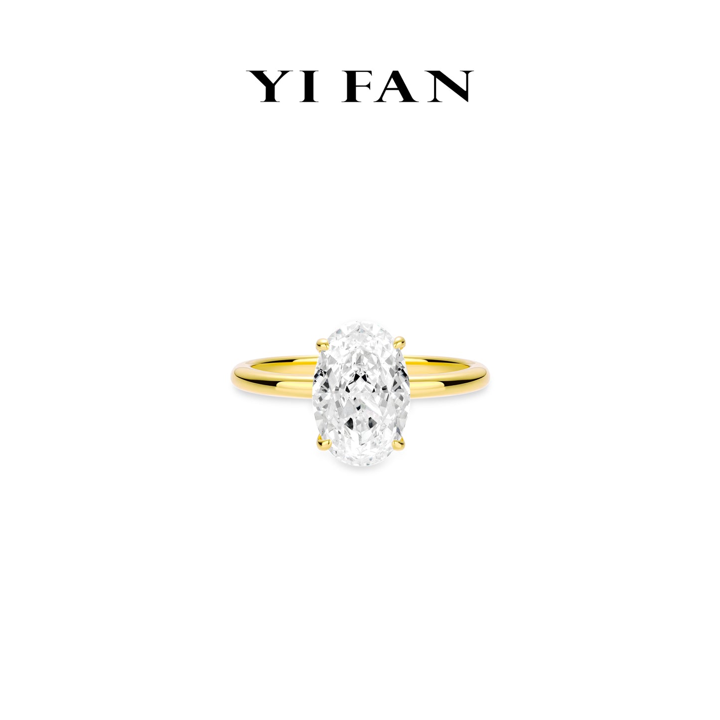 Golden time collection: G color "Icy Monalisa Pigeon Egg Rock" delicate Engagement/Wedding Ring