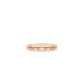 Pre-order Rose-gold Fever collection: Modern "Rhombus Vein" CNC Ring Band